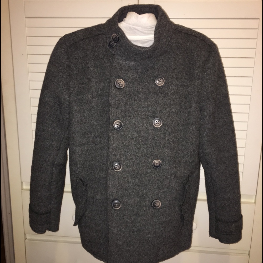 **SOLD** Zara Boys Woolen Coat. Sz 11/12.
